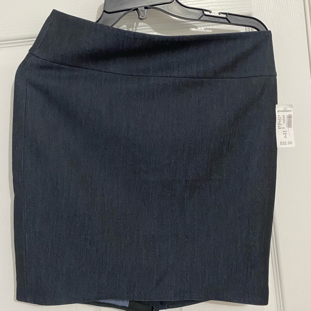 Denim mini skirt